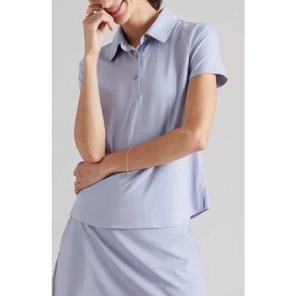 Rhone Blue Lavender Course to Court Polo - Picture 3 of 4